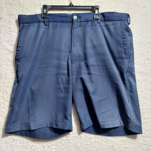 Peter Millar CASUAL SHORTS Mens Size 36 Blue Chino Button Zip Regular Fit